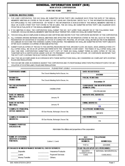 gis form 2020|How to download SEC (Philippines) GIS for Domestic Stock/Non .